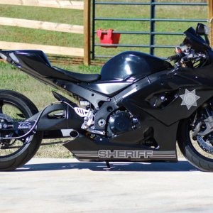 The Gwinnett County "Beat the Heat" Team's 2005 GSX-R 1000 NHRA E/T Dragbike
